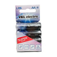Батарейка VKL electric LR 6 / АА Alkaline BLх4 1,5В 1011500