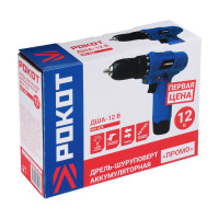 Аккумуляторная дрель-шуруповерт РОКОТ ДША-12в 691-028