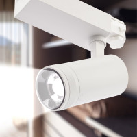 Трековый трехфазный светильник ЭРА STR309940KW30 регулируемый луч 4000K белый Б0049785