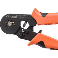Пресс-клещи для втулочных наконечников Sturm 0.08-10 мм2 квадратный профиль 1021-01-W175