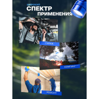 Фонарик переносной светодиодный Forsage в комплекте с батарейками и магнитным основанием F-01X0021(15683)