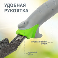 Стальной посадочный совок с прорезиненной ручкой Четыре сезона 64-0001
