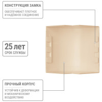 Внешний угол TDM ELECTRIC КМН 100х60 сосна (2 шт./комплект) SQ0411-0217