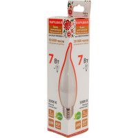 Светодиодная лампа TDM ELECTRIC WFC37-7 Вт-230 В -3000 К–E27 свеча на ветру Народная SQ0340-1546