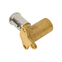 Угольник HENCO 90 градусов, ВР, латунь пресс, 16x1/2" 6P-1604