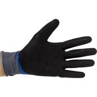 Нейлоновые перчатки с комбинированным нитриловым покрытием Armprotect синий-черный, р10 NN200 NN200 4631161388339