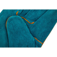 Спилковые пятипалые краги на подкладке Armprotect бирюзовые, р11 SK100 4631161388438