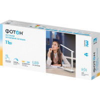 Настольный светодиодный сетевой светильник ФОТОН TL-11DRCH-W 11 Вт белый беспроводная зарядка 24649