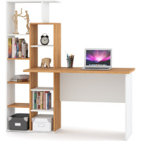 Компьютерный стол Атмосфера Вентура дуб крафт золотой/белый 00-00000643