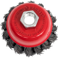 Кордщетка чашеобразная Flex 207-104 (65 мм; M14; витая проволока) для УШМ HAMMER 32436