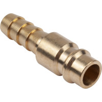 Разъем 1/4" EURO папа - "елочка" 8мм, латунь, в блистере AV Steel AV-700321B