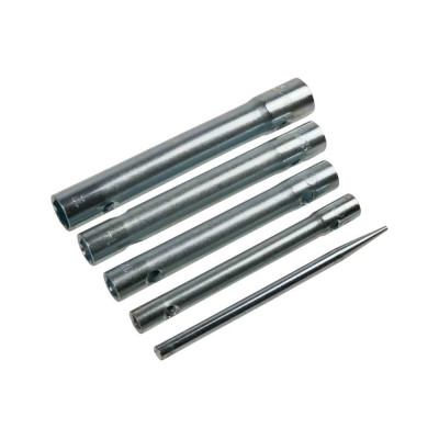 Набор ключей трубок СЕРВИС КЛЮЧ 5 предметов, 8x10, 10x12, 14x15, 17x19, бородок 75377