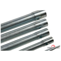 Набор ключей трубок СЕРВИС КЛЮЧ 5 предметов, 8x10, 10x12, 14x15, 17x19, бородок 75377