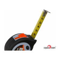 Рулетка СЕРВИС КЛЮЧ 3 м обрезиненный корпус 77783