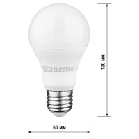 Светодиодная лампа TDM ELECTRIC А60 - 10 Вт-230 В -3000 К–E27 "Лампа-ДИММЕР" SQ0340-0197
