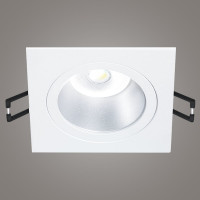 Встраиваемый потолочный светильник RITTER Artin квадрат скрытая лампа 93x93x40 монтажное отверстие 80x80 GU5.3 алюминий, белый 51417 6
