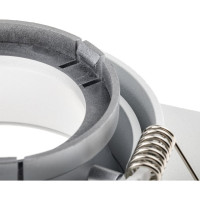 Встраиваемый потолочный светильник RITTER Artin квадрат скрытая лампа 93x93x40 монтажное отверстие 80x80 GU5.3 алюминий, белый 51417 6