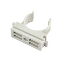 Держатель-клипса для труб Экопласт CFQ25, D25 мм, для монтажного пистолета, 10 шт. 41525-10