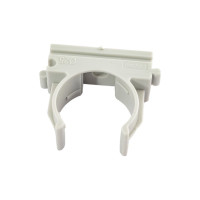 Держатель-клипса для труб Экопласт CFQ25, D25 мм, для монтажного пистолета, 10 шт. 41525-10