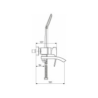 Смеситель для ванны Gappo 35к G3207-6 черный 549392