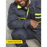 Костюм СОЮЗСПЕЦОДЕЖДА НЭКСТ NEXT графит/лимонный, размер 52-54, рост 170-176 2000000169446