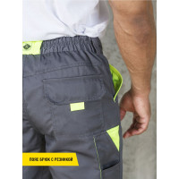 Костюм СОЮЗСПЕЦОДЕЖДА НЭКСТ NEXT графит/лимонный, размер 52-54, рост 170-176 2000000169446