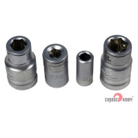 Набор головок внутренних и насадок TORX (35 пр; Е4-Е20; Т10-Т70) СЕРВИС КЛЮЧ 76460