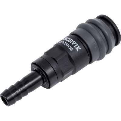 Муфта БРС европейского типа с установочной частью под шланг 9.5 мм QCCSH38 THORVIK 53639