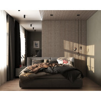 Рейка интерьерная ударопрочная влагостойкая Decor-Dizayn серый бархат 20x30x3000 мм 611-25