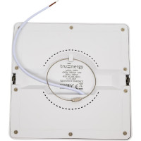 Светодиодный светильник truEnergy универсальный с регулируемым креплением квадрат 12W 4000K 1060Lm 165x165мм белый пластик 10852