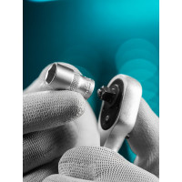 Набор торцевых головок 1/4", 6-ти гр CrV, 4-13 мм, 10 шт. STELS 13602