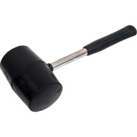 Киянка Политех черная, металлическая обрезиненная рукоятка, 900 гр 2541790