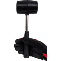 Киянка Политех черная, металлическая обрезиненная рукоятка, 900 гр 2541790