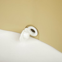 Швабра с отжимом и ведром LAIMA TONE MOP 7/5 л, две насадки в комплекте, бежевый 607488