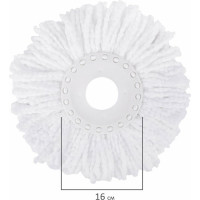 Швабра с отжимом и ведром LAIMA TONE MOP 7/5 л, две насадки в комплекте, бежевый 607488