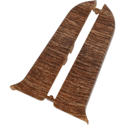 Торцевые заглушки для плинтуса IDEAL Классик 70 мм, 291 орех К-П70-Тп-Ф1 291 ОРХ