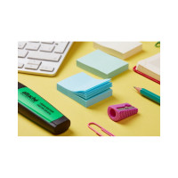 Стикеры Attache Bright colours с клеевым краем 38x51 мм голубой 100 листов 3 шт в наборе 1495378
