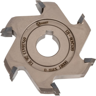 Фреза кромочная HW 69x16x13 мм, z6, R1, SH Surrey TL00000717