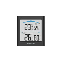 Цифровой термогигрометр с внешним датчиком BALDR B0135T2H2-BLACK