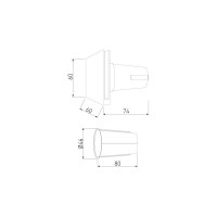 Светодиодный светильник подсветка Elektrostandard - MRL LED 1120 / Черный / a058912