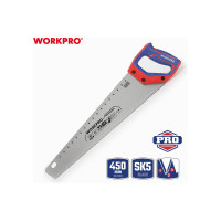 Ножовка по дереву WORKPRO 450 мм, SK5, 7TPI WP215006