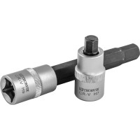 Набор вставок-бит для обслуживания тормозных механизмов THORVIK 3/8" DR, Н7, Н9, 2 предмета ASBS79 53256