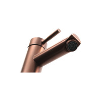 Смеситель для умывальника MELANA Tondo нерж.сталь, однорычажный, бронза f 610102PVD-Br