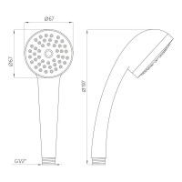 Душевой гарнитур AV Engineering AVSSS-028