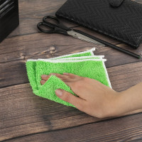 Салфетки из микрофибры LAIMA OVERLOCK MULTI COLOUR PACK 3 30x30см, комплект 3 шт. HOME 608221