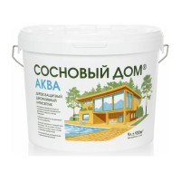Акриловый декоративный антисептик для дерева ЗАО Декарт «Сосновый Дом» АКВА (белый; 9 л) 28842