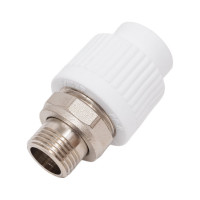 Комбинированная муфта КОНТУР PPR НР с американкой D20-1/2 011313020100