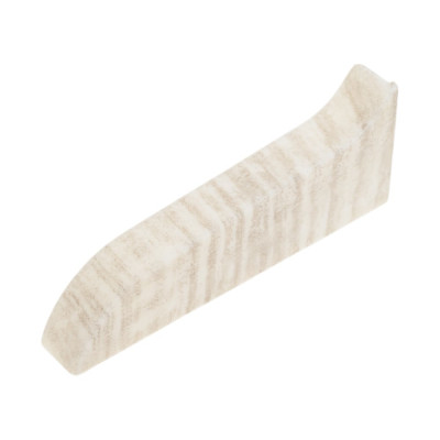 Заглушка для плинтуса Центурион Lider 245-зл (62 мм; левая; матовая; дуб снежный) 71248