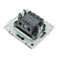 2-клавишный выключатель IEK Brite 10а вс10-2-0-бртб темная бронза BR-V20-0-10-K45