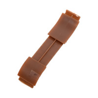 Соединитель для плинтуса Центурион Lider 322-ст (62 мм; глянец; вяз коричневый) 71144